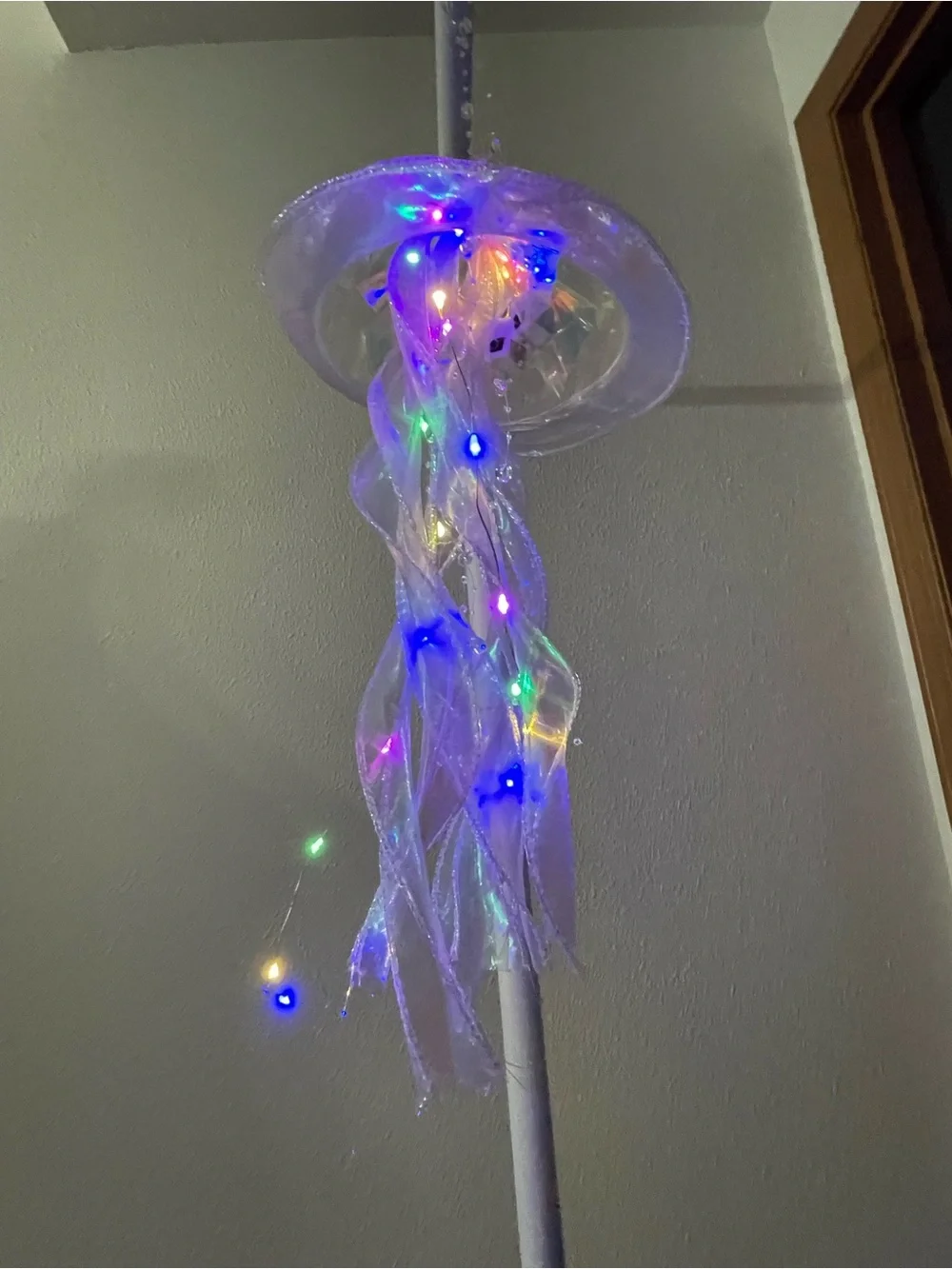 Iridescent Purple Jellyfish Hanging Party Decor - Unbranded